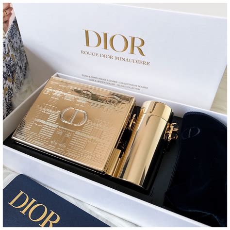 dior clutch and lipstick set|Dior limited edition lipstick set.